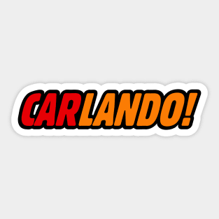 Carlando! F1 Design Sticker